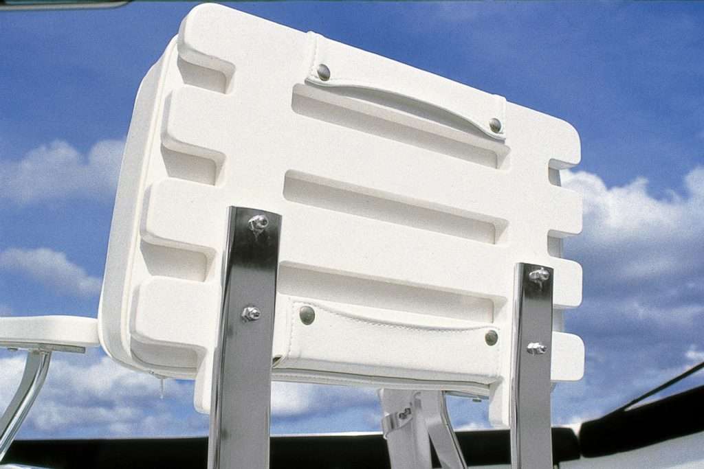 Boat Chair Back Made with King StarBoard® XL White/White