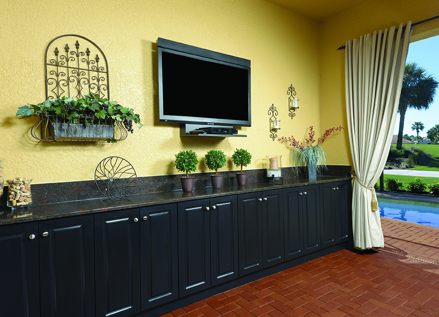 King DuraStyle® Custom Cabinet Door Program - Camden Style Door in Black - Opens Larger Image in New Window