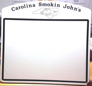 Carolina Smokin John's BBQ Cutting Board