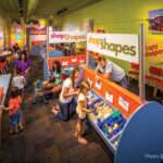 Shapes Exhibit at Children's Museum Made with King ColorBoard® KPG Orange