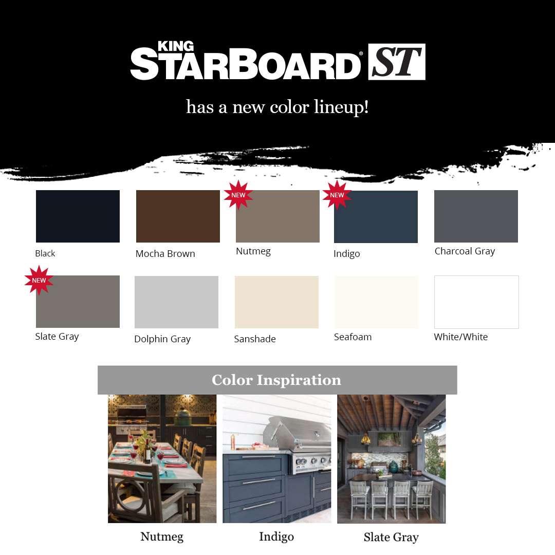 King StarBoard® ST New Colors