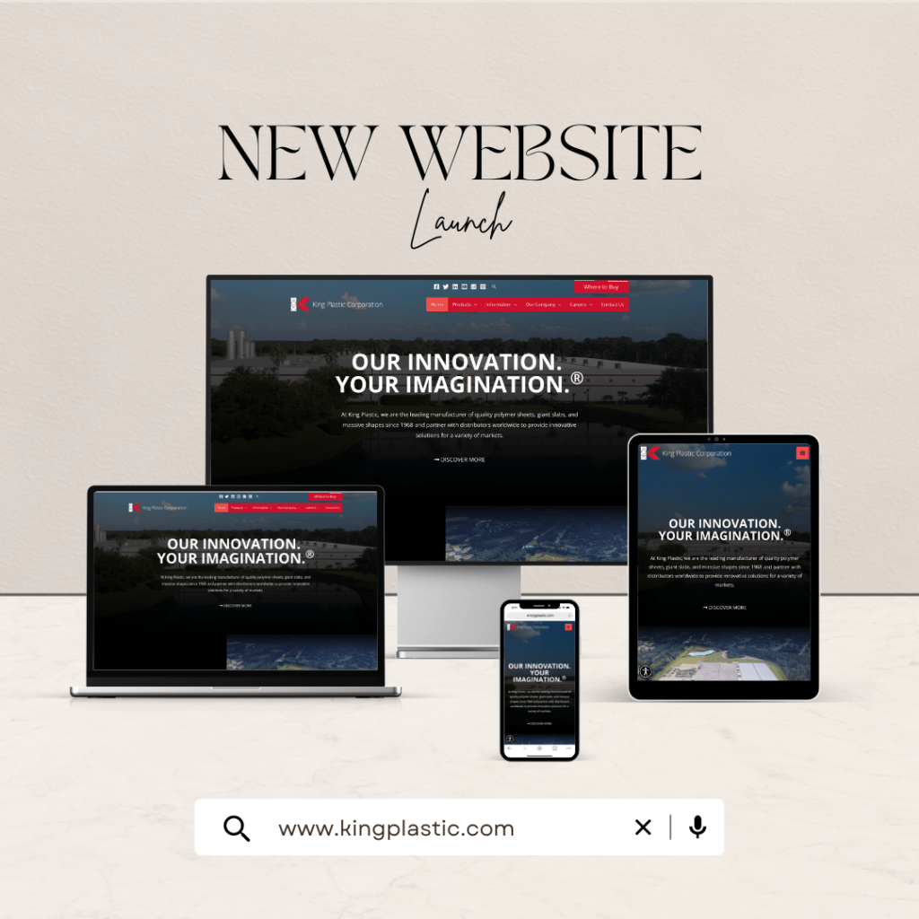 KING PLASTIC LAUNCHES A NEWLY REDESIGNED WEBSITE