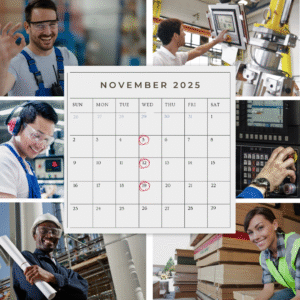 Popup Walk in Wednesday Calendar for November