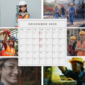 Popup Walk in Wednesday Calendar for December