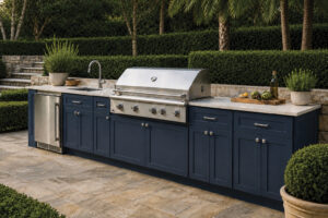 King DuraStyle® Custom Cabinet Doors in Shaker Style Indigo Color